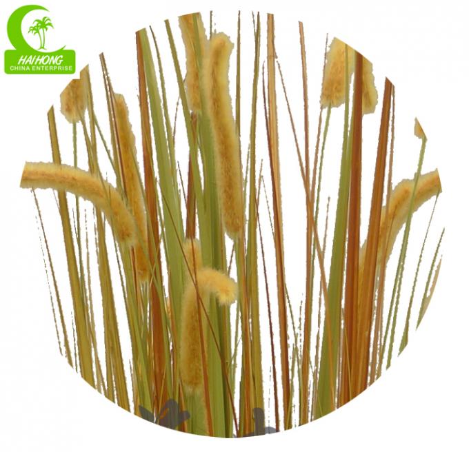 herbe artificielle réaliste de bonne valeur d'herbe de vulpin en gros pour la décoration